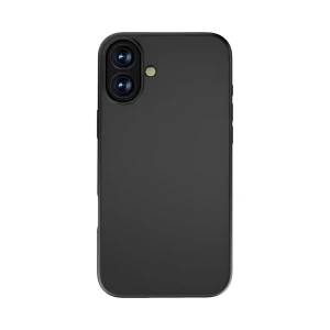 Woo case liquid silicone iphone 16, black
