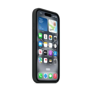 Woo case liquid silicone iphone 16, black Thumbnail 2
