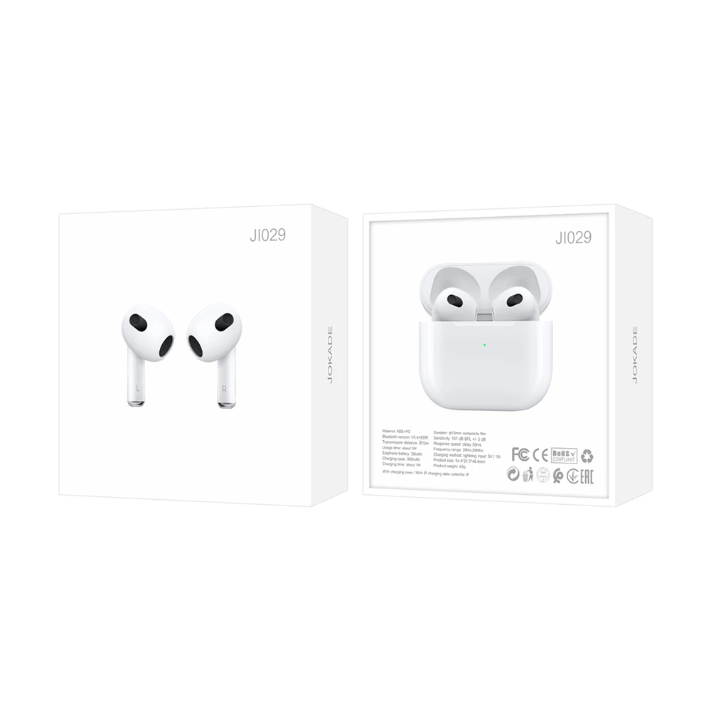 Jokade tws original ji029, white (3rd generation) 3