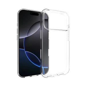 Woo case soft tpu iphone 17 pro max, clear