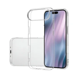 Woo case soft tpu iphone 17 air, clear	