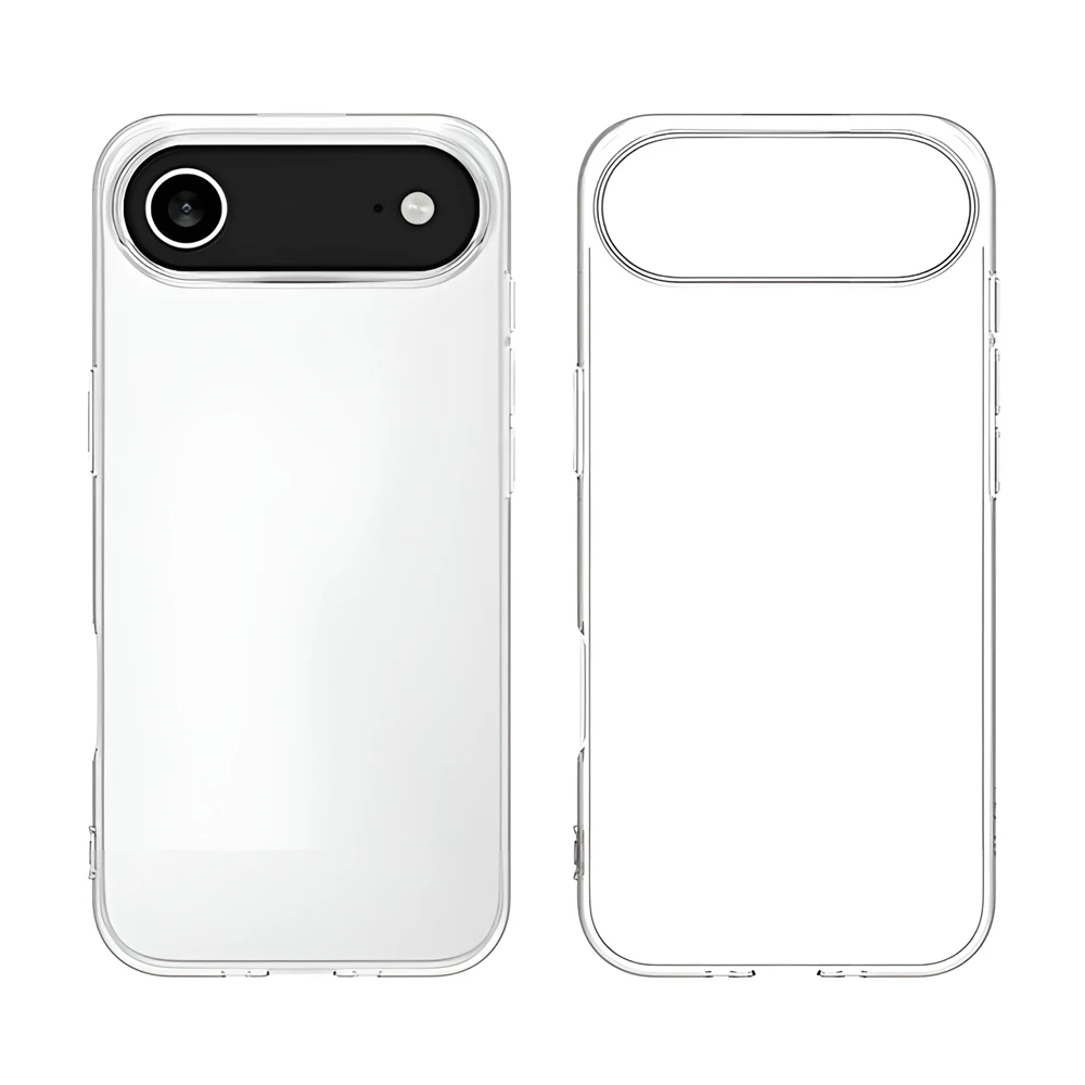 Woo case soft tpu iphone 17 air, clear	 2
