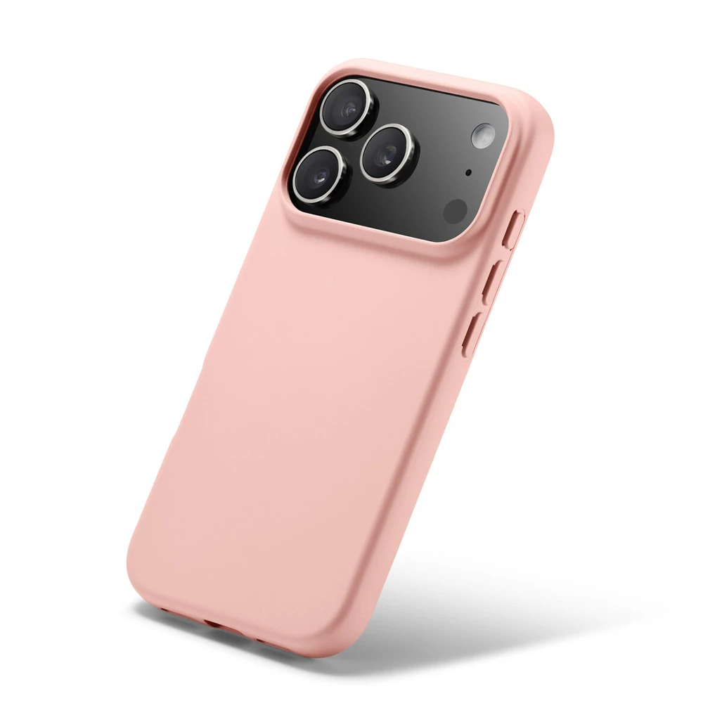 Woo case liquid silicone iphone 17 pro, pink 3