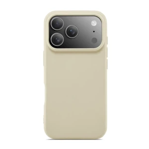 Woo case liquid silicone iphone 17 pro, бежевый