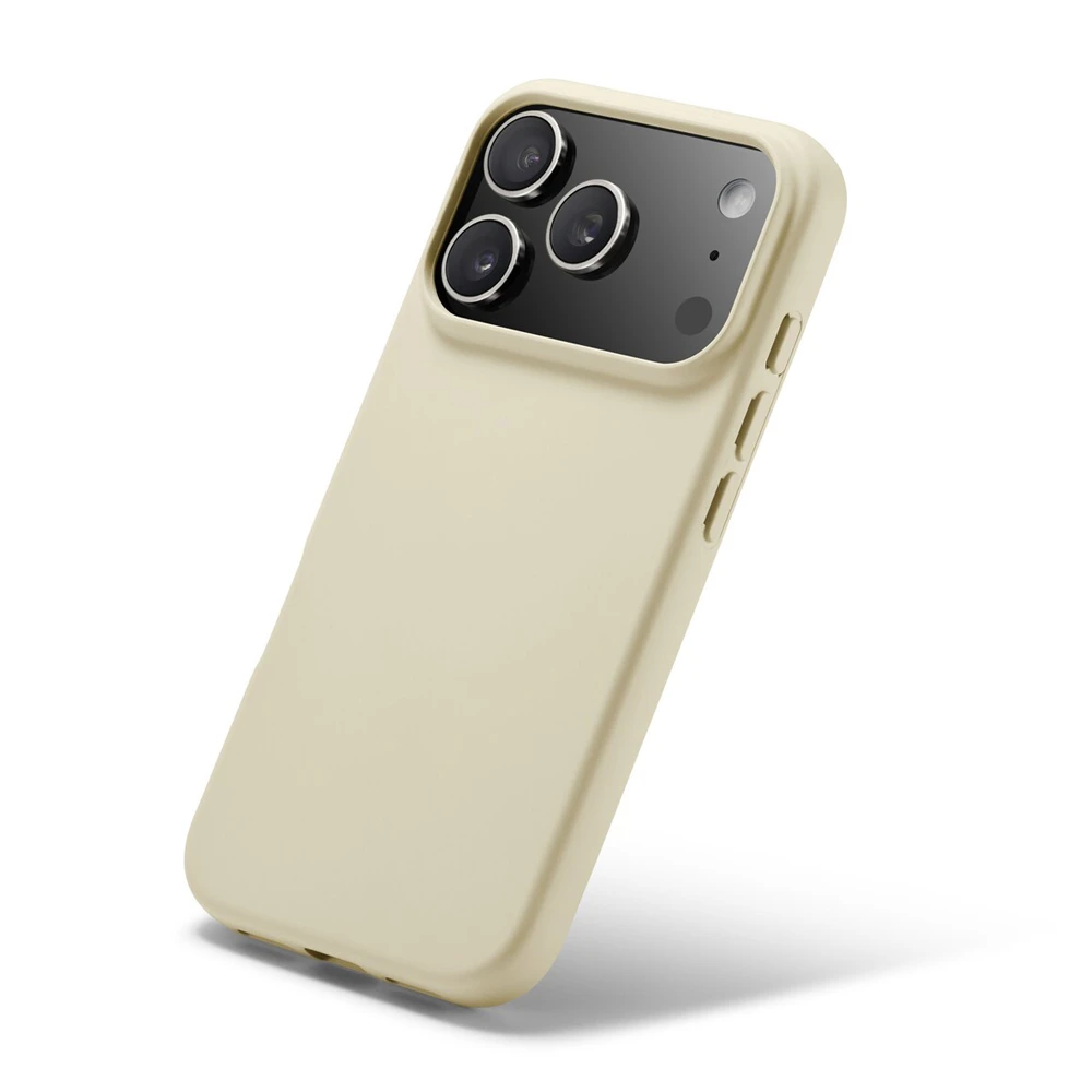Woo case liquid silicone iphone 17 pro, бежевый 3