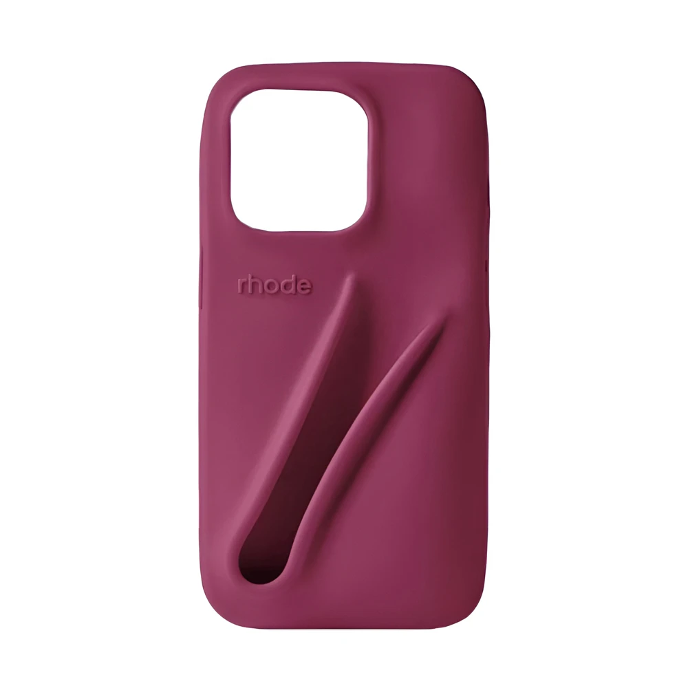Rhode lip tint чехол для iphone 16 pro max, raspberry jelly 3
