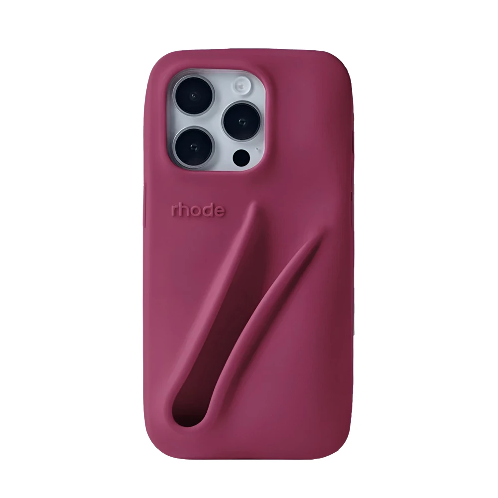 Rhode lip tint чехол для iphone 16 pro max, raspberry jelly 2