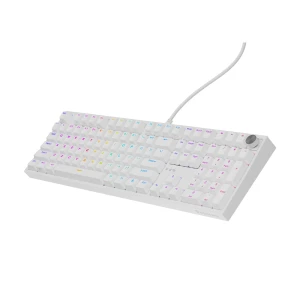 Механическая клавиатура genesis thor 404 us layout rgb white gateron yellow pro Thumbnail 3