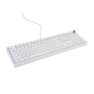 Механическая клавиатура genesis thor 404 us layout rgb white gateron yellow pro Thumbnail 2