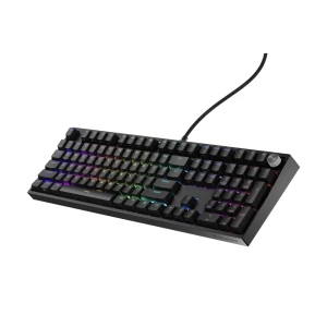 Механическая клавиатура genesis thor 404 us layout rgb, черная, gateron yellow pro Thumbnail 3