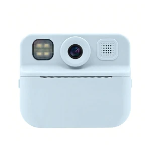 Детская камера eyesun instant kids с 7 рулонами бумаги для печати 030d, синяя