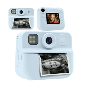 Eyesun instant kids camera with 7 printing paper rolls 030d, blue Thumbnail 3