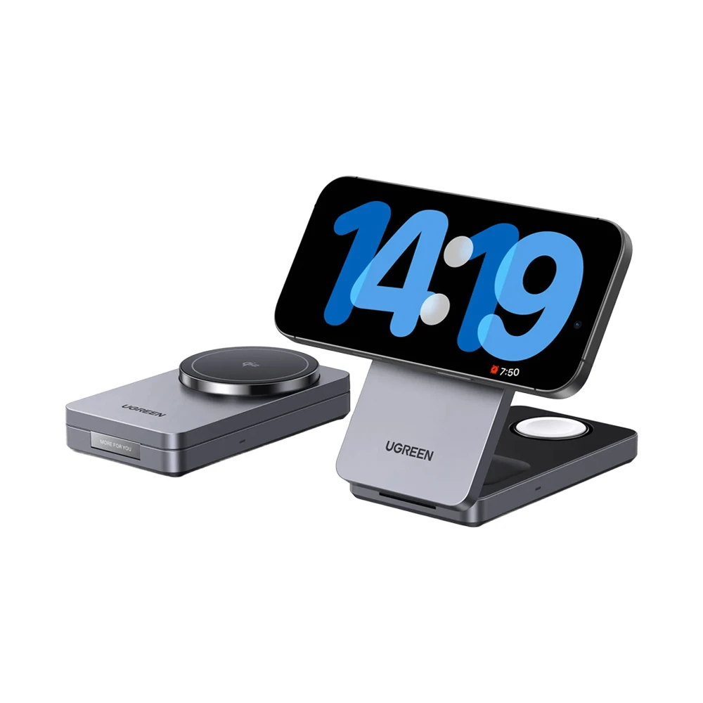 Ugreen 2-in-1 magnetic wireless charger 2