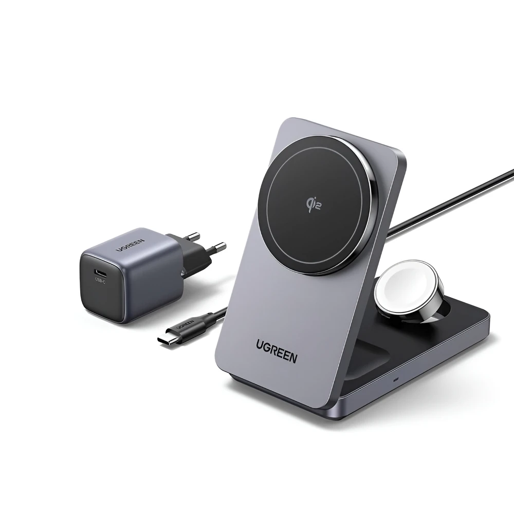 Ugreen 2-in-1 magnetic wireless charger 3