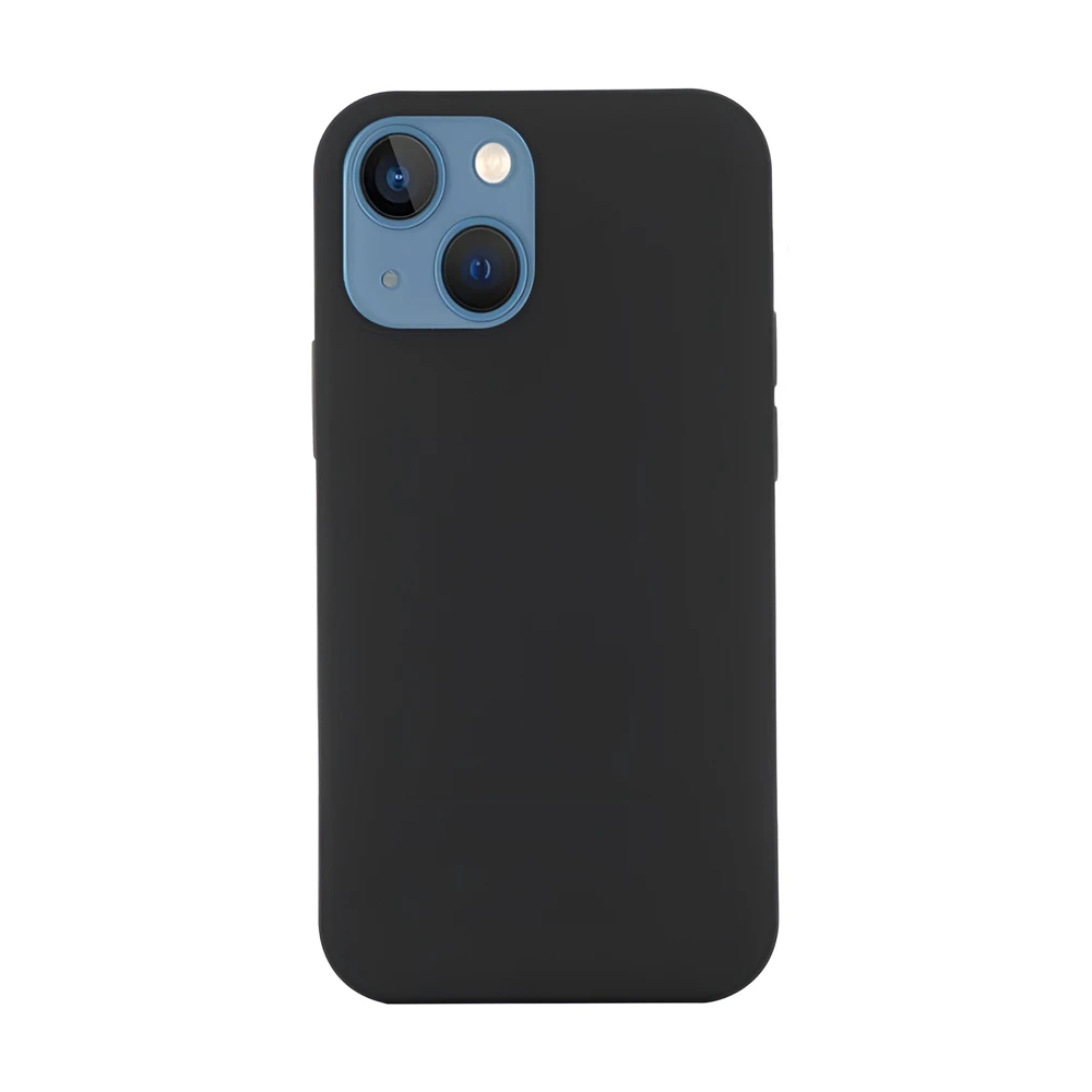 Woo case liquid silicone для iphone 13, черный 2