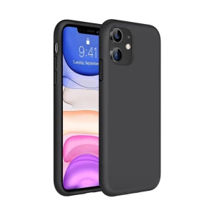 Woo case liquid silicone для iphone 11, черный
