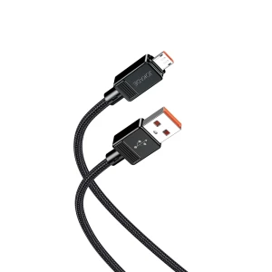 Jokade кабель usb-a to micro-usb 5a 1м ja050, черный