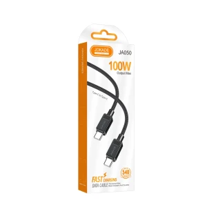 Jokade cable type-c to type-c 5a 1m ja050, black Thumbnail 2