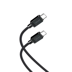 Кабель jokade type-c to type-c 5a 1м ja050, черный