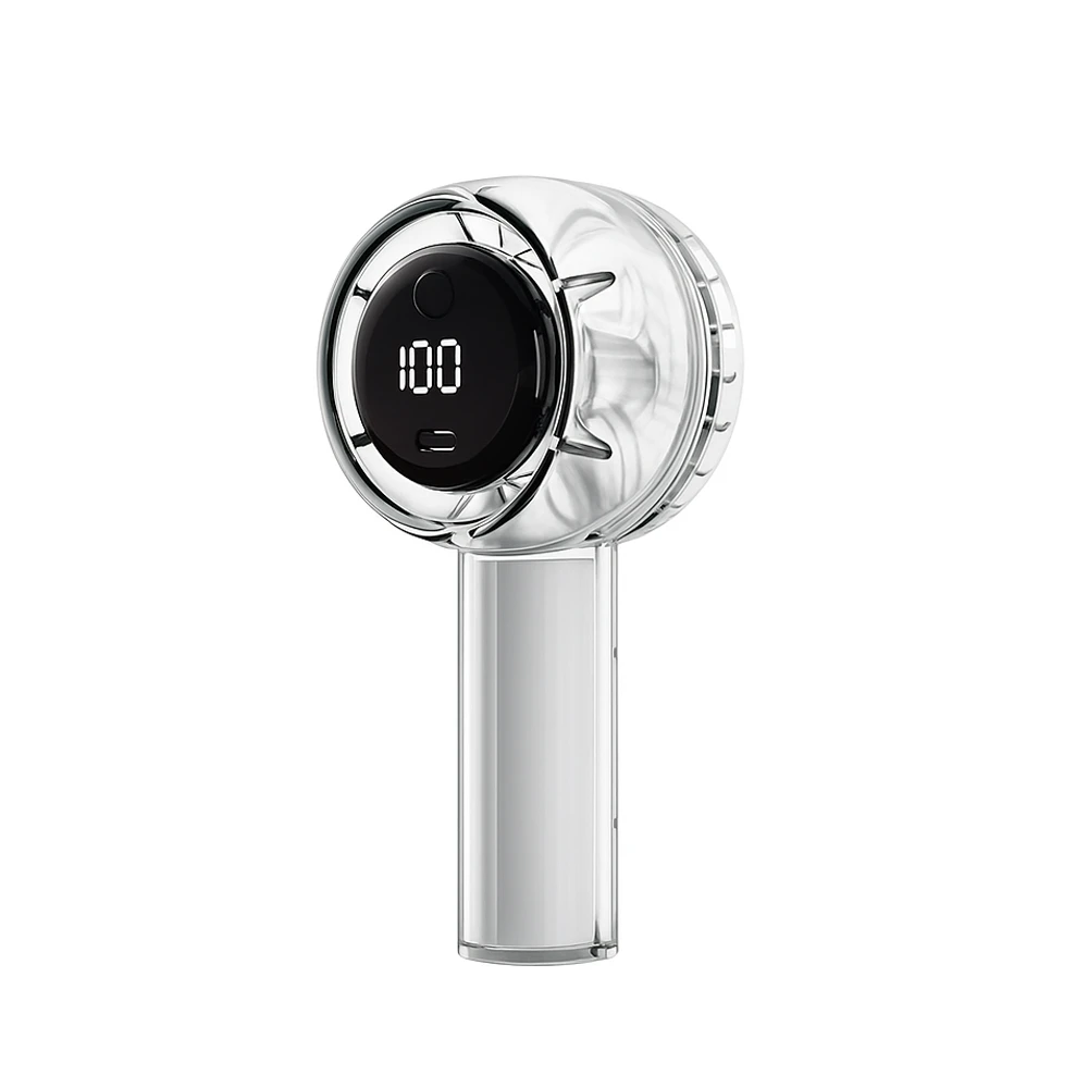 Handheld high speed mini fan, white 2