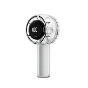 Handheld high speed mini fan, white Thumbnail 2