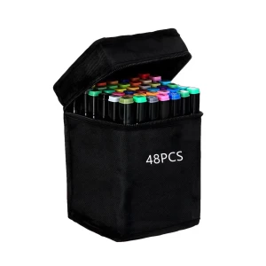 Set of markers 48 colors sketchmarker for drawing and sketching, double-sided Thumbnail 2