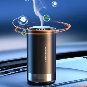 Ultrasonic car aroma diffuser, battery 500mah/1,85wh, bottle 50ml, black Thumbnail 2