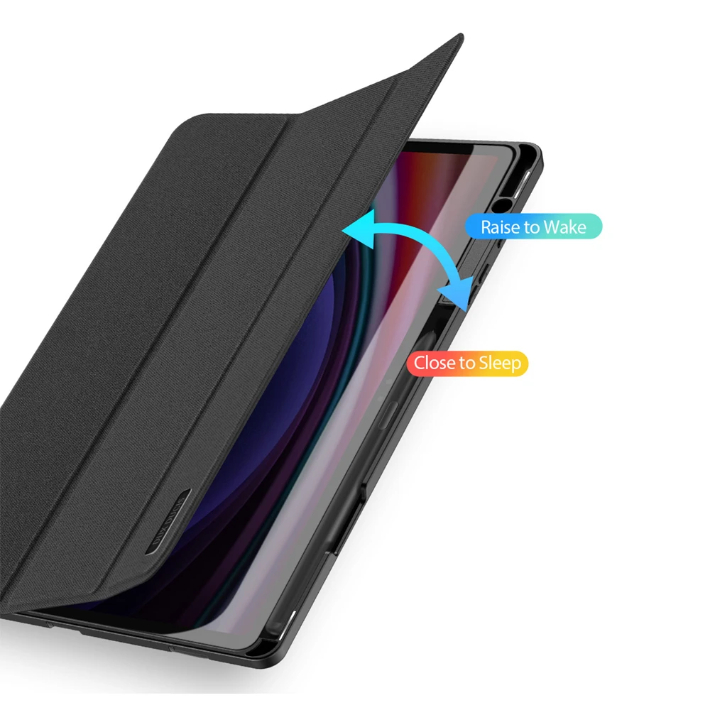 Чехол dux ducis для планшета samsung tab s10 plus / s9 plus / s9 fe plus domo, черный 3