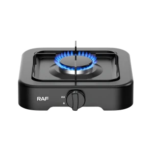 Raf home gas stove r.8032b, black