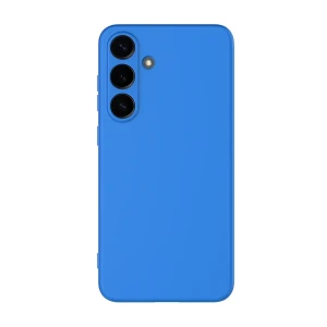 Чехол woo liquid silicone для samsung s25fe, синий