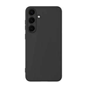 Чехол woo liquid silicone для samsung s25fe, черный