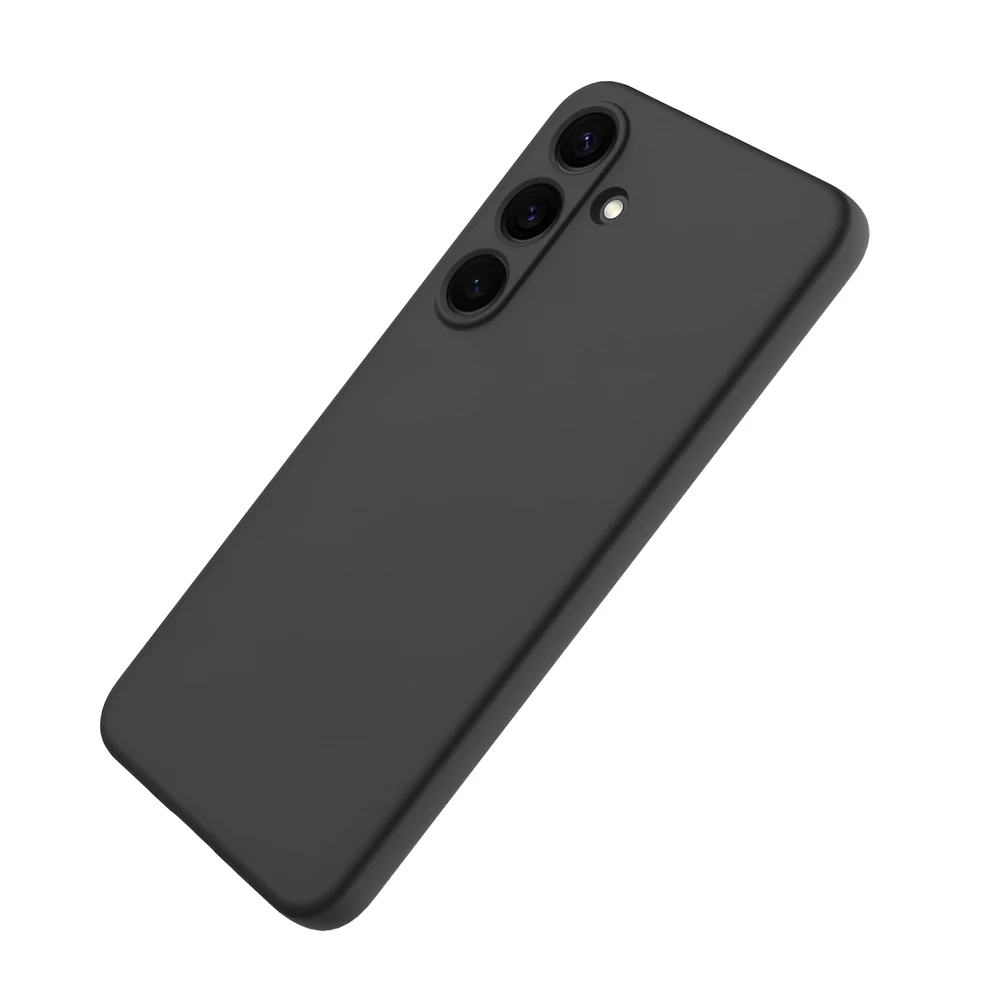 Woo case liquid silicone samsung s25fe, black 3