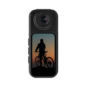 Мини экшн-камера s70 lens 2.7k, поворот 180°, черная