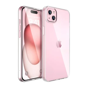 Woo case tpu soft для iphone 15, прозрачный
