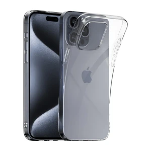 Woo case tpu soft iphone 15 pro max, clear Thumbnail 2