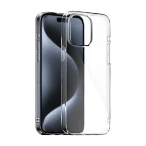 Woo case tpu soft iphone 15 pro max, clear Thumbnail 3