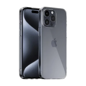Woo case tpu soft iphone 15 pro max, clear