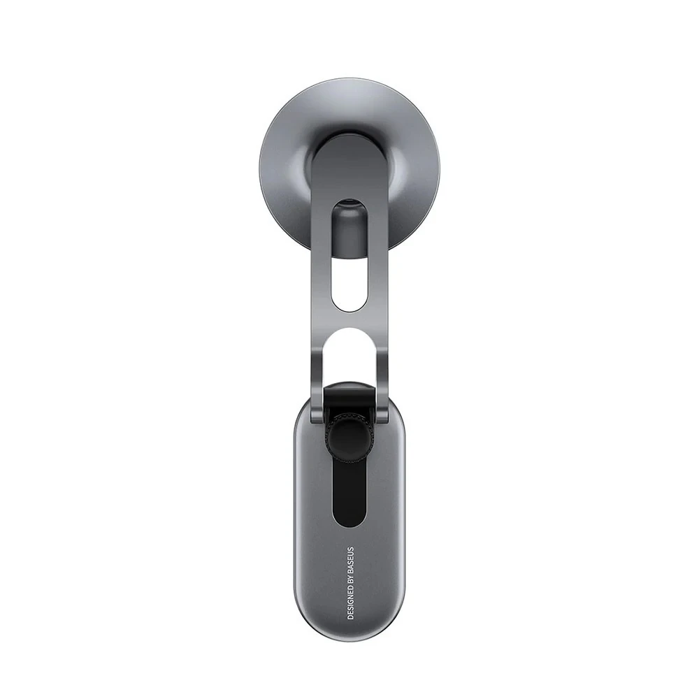 Baseus car mount magnetic phone holder t-space series folding metal, frost silver 2