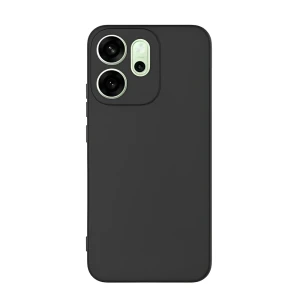 Woo case liquid silicone для oppo reno 14f/fs, черный