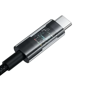 Baseus cable gem быстрая зарядка usb-a на type-c 100w 2м, черный Thumbnail 3