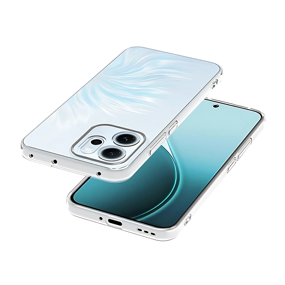 Чехол woo case tpu soft для oppo reno 14f/fs, прозрачный 3