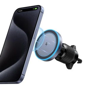 Беспроводное автомобильное зарядное устройство ugreen qi2 15w с креплением, 360° вращение, черное | w708 Thumbnail 2