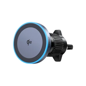 Беспроводное автомобильное зарядное устройство ugreen qi2 15w с креплением, 360° вращение, черное | w708 Thumbnail 1