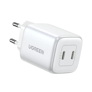 Ugreen nexode gan charger 2*type-c 45w cd294, white Thumbnail 2