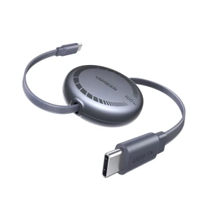 Ugreen кабель type-c to type-c retractable 5a/100w, 1м, черный | l531 Thumbnail 2
