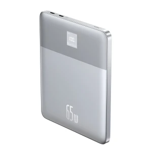 Baseus power bank blade 2 12000mah, 65w, silver
