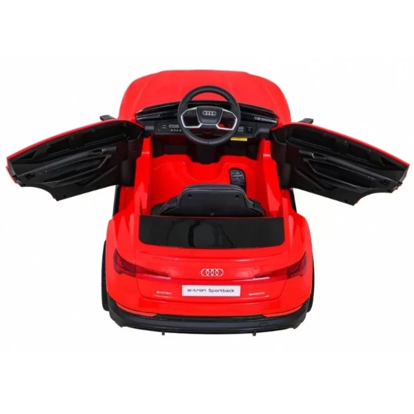 Masinuta electrica audi e-tron sportback, 12v7ah, motor 390 x 4, roti eva, scaun din piele 2