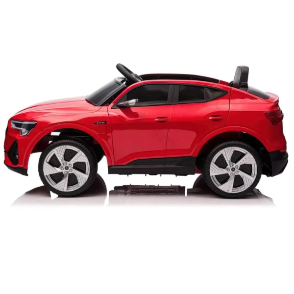 Masinuta electrica audi e-tron sportback, 12v7ah, motor 390 x 4, roti eva, scaun din piele 7