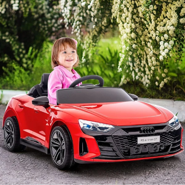 Masinuta electrica audi e-tron sportback, 12v7ah, motor 390 x 4, roti eva, scaun din piele 3