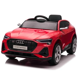 Masinuta electrica audi e-tron sportback, 12v7ah, motor 390 x 4, roti eva, scaun din piele